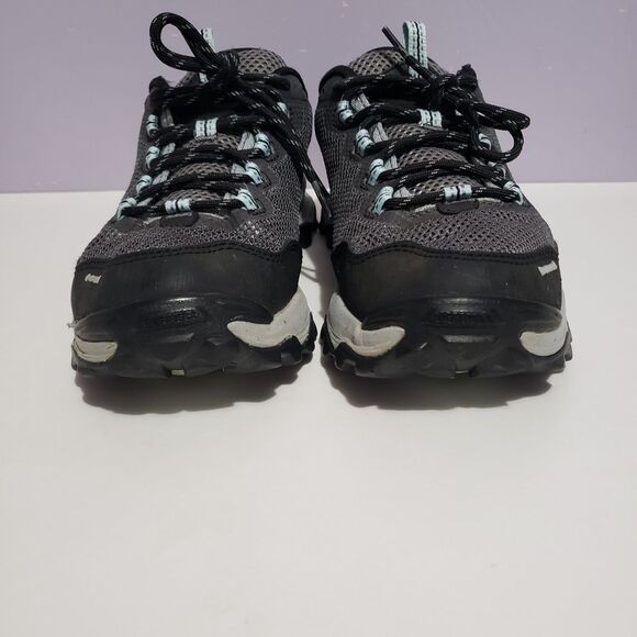Merrell Speed Strike Gray Black Aqua Women's Sneakers Sz 8 - Picture 3 of 9